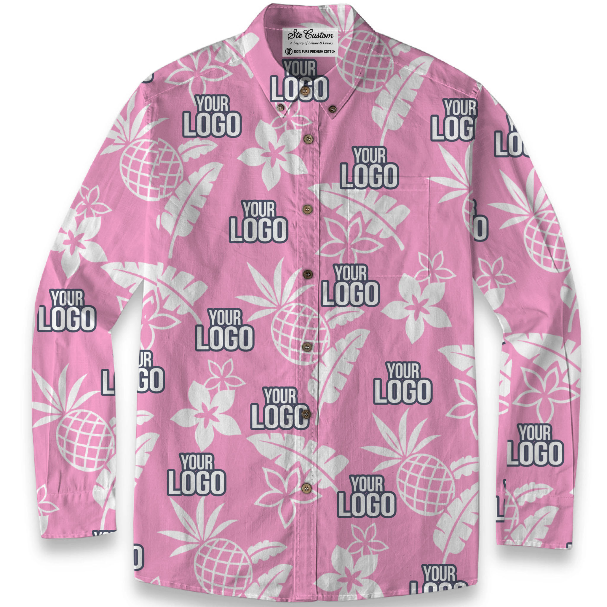 Midnight Tropic – Premium Cotton Long Sleeve Shirt 5