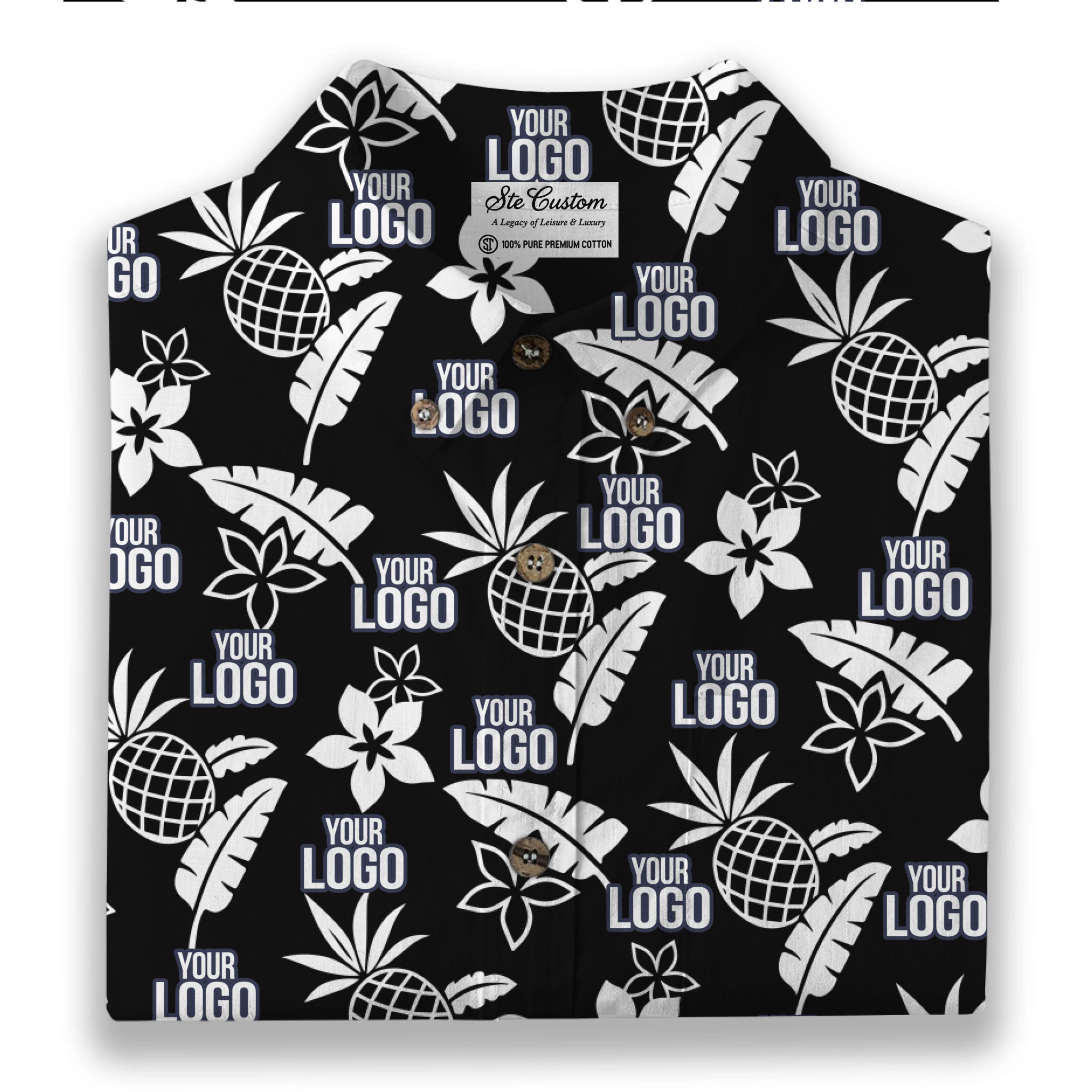 Midnight Tropic – Premium Cotton Long Sleeve Shirt 9