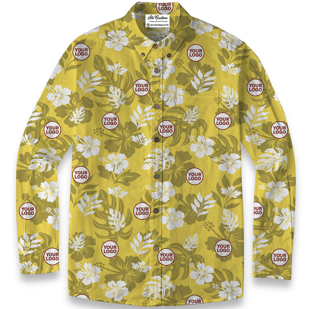 Heritage Tropic – Custom Premium Cotton Long Sleeve Shirt 4