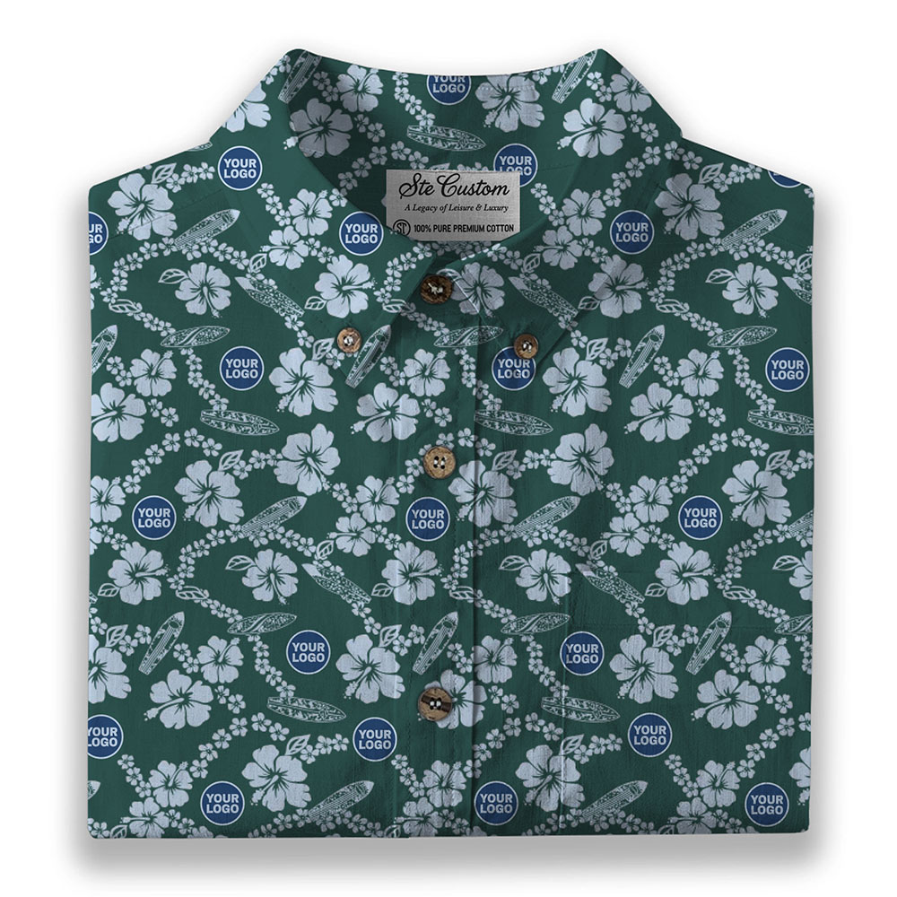 Ste™ Botanical Heritage Custom Premium Hawaiian LS Shirt 11