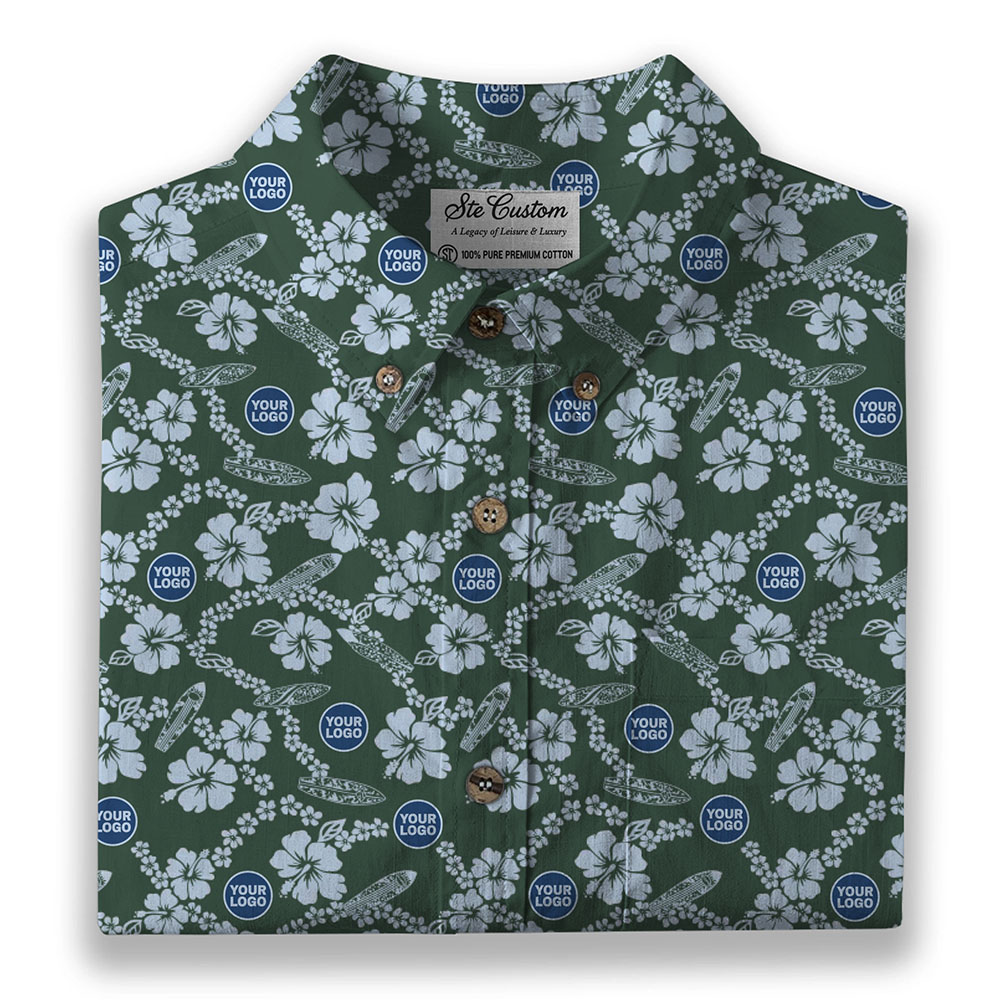Ste™ Botanical Heritage Custom Premium Hawaiian LS Shirt 12