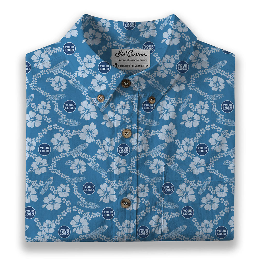 Ste™ Botanical Heritage Custom Premium Hawaiian LS Shirt 14