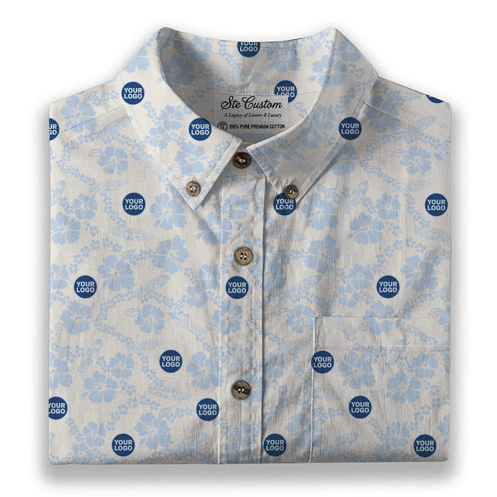 Ste™ Botanical Heritage Custom Premium Hawaiian LS Shirt 15