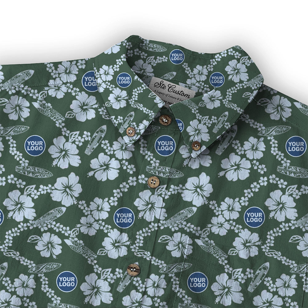 Ste™ Botanical Heritage Custom Premium Hawaiian LS Shirt 18