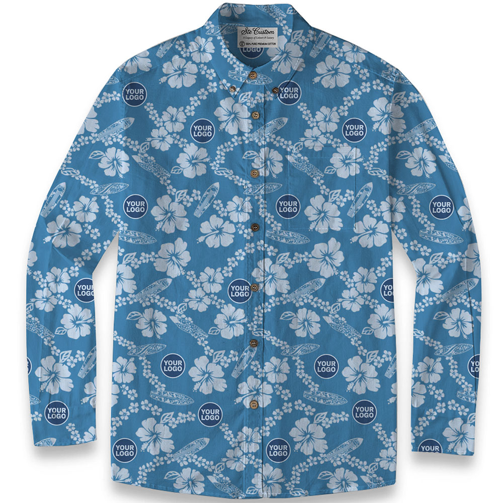 Ste™ Botanical Heritage Custom Premium Hawaiian LS Shirt 6