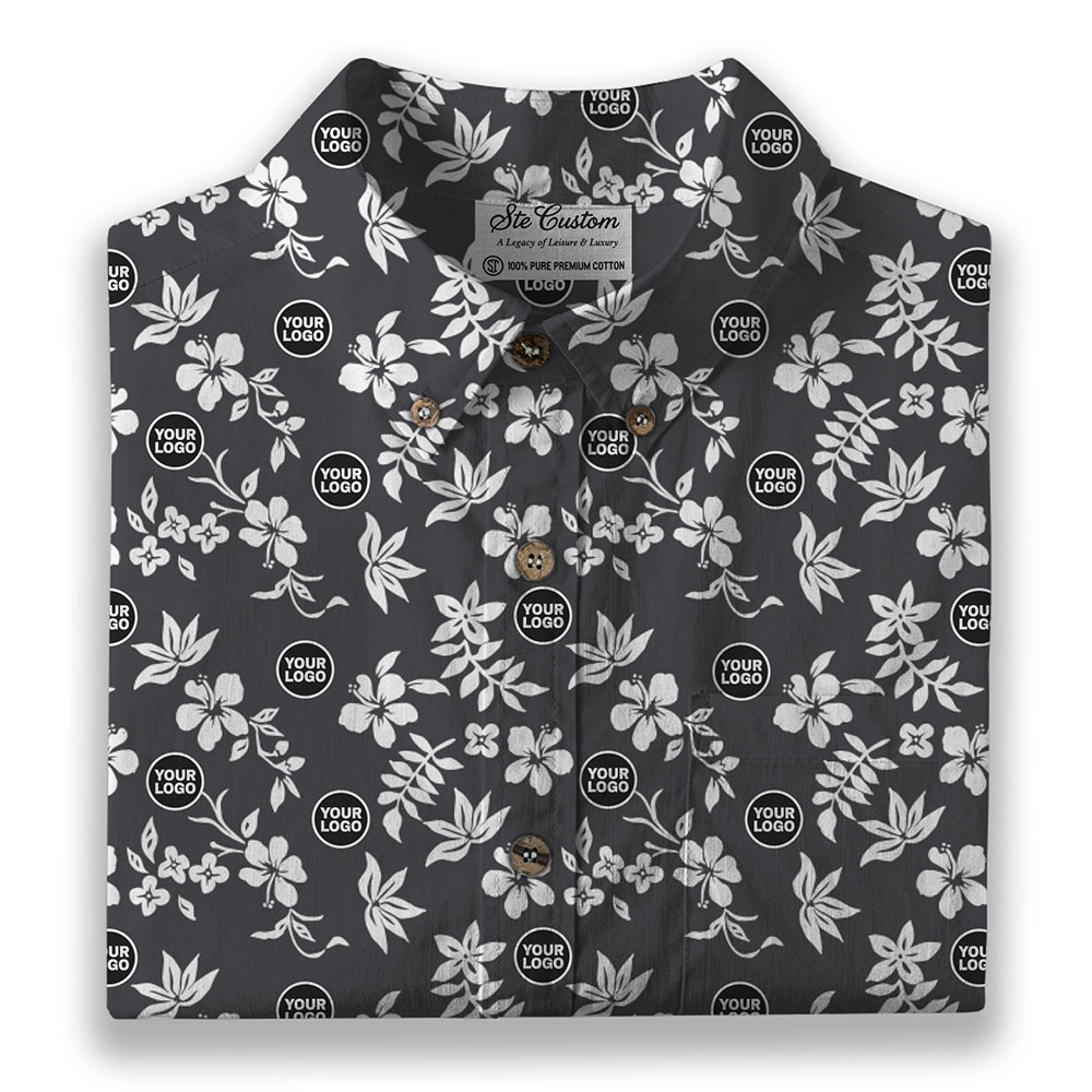 Ste™ Custom Logo Premium Hawaiian Long-Sleeve Shirt 12