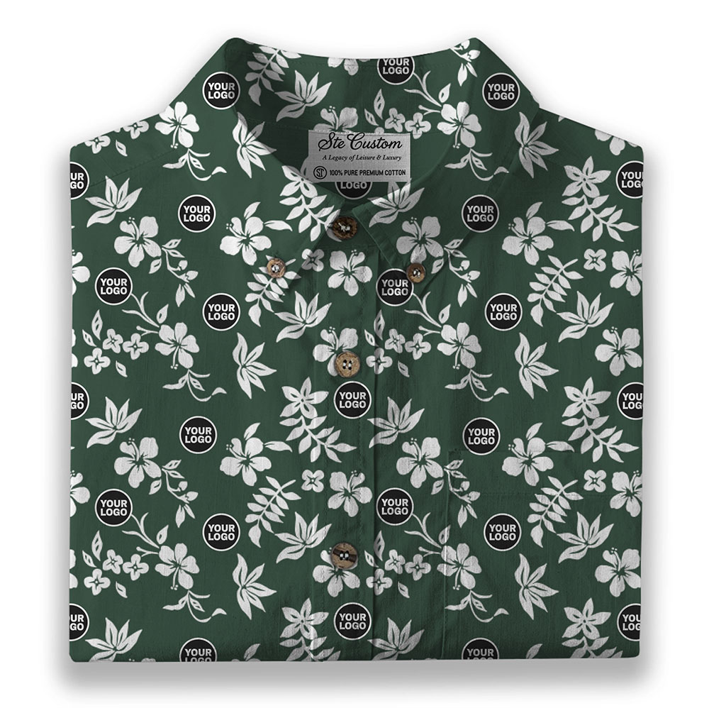 Ste™ Custom Logo Premium Hawaiian Long-Sleeve Shirt 15