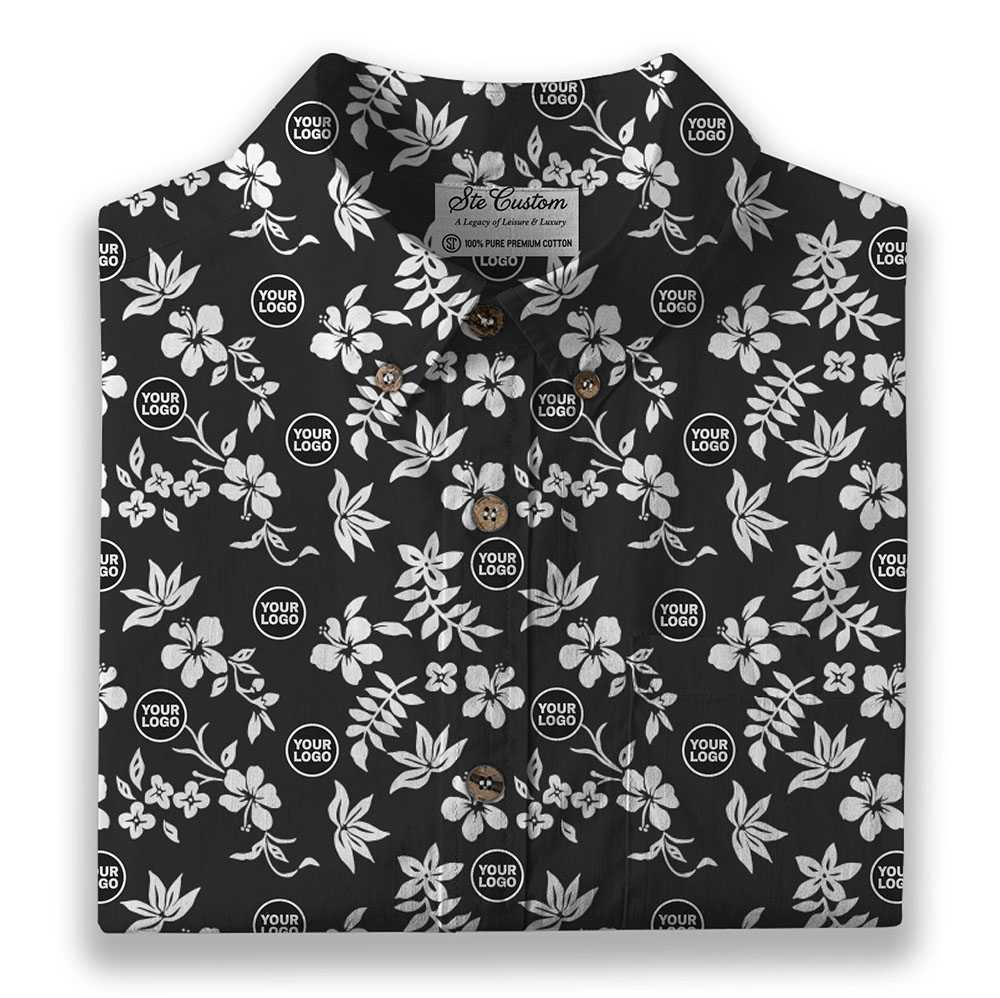Ste™ Custom Logo Premium Hawaiian Long-Sleeve Shirt 16