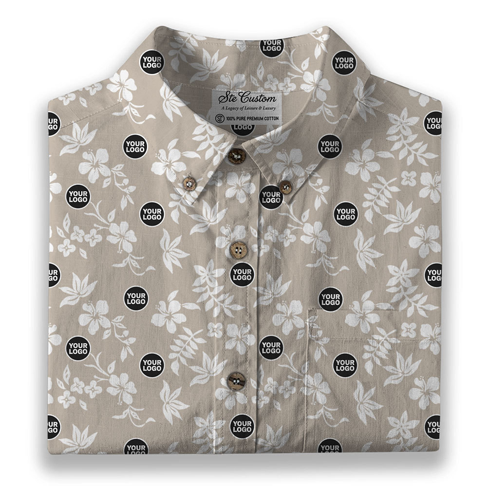 Ste™ Custom Logo Premium Hawaiian Long-Sleeve Shirt 19