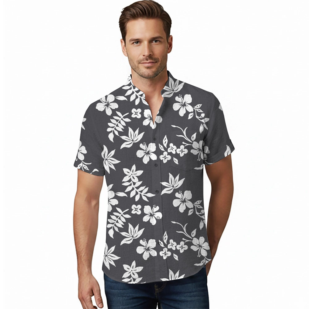 Ste™ Custom Logo Premium Stand Collar Shirt 10