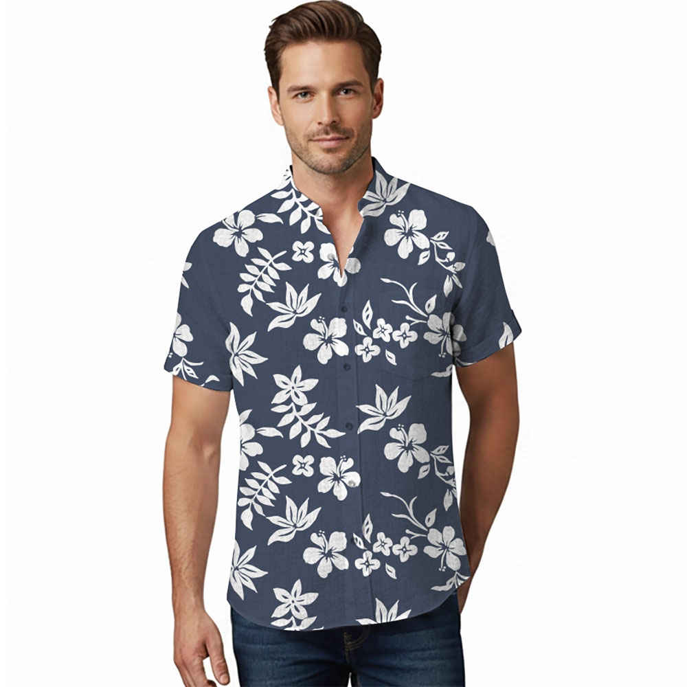 Ste™ Custom Logo Premium Stand Collar Shirt 11