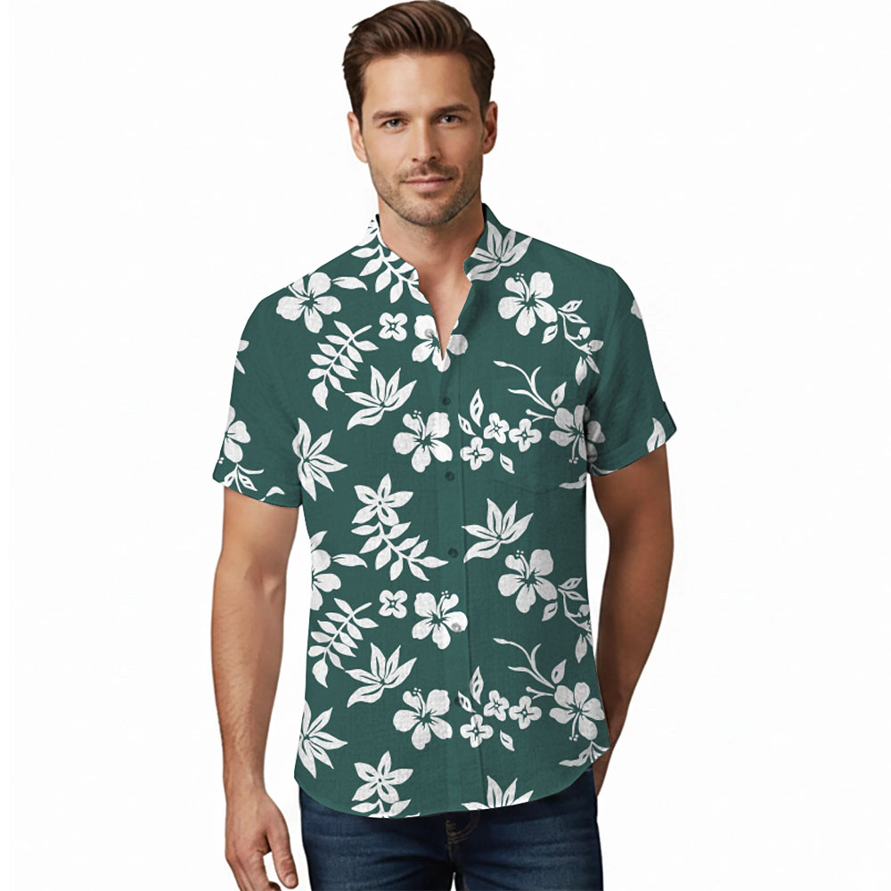 Ste™ Custom Logo Premium Stand Collar Shirt 12