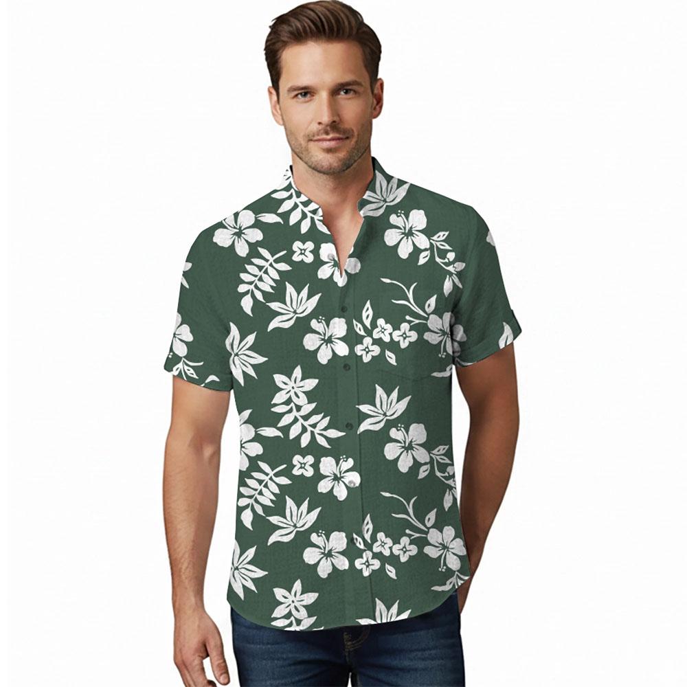 Ste™ Custom Logo Premium Stand Collar Shirt 13