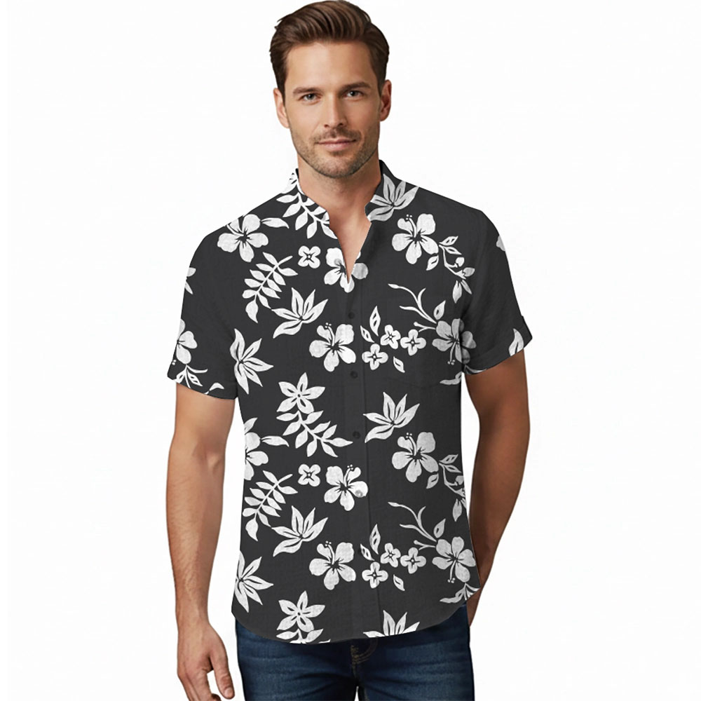 Ste™ Custom Logo Premium Stand Collar Shirt 14