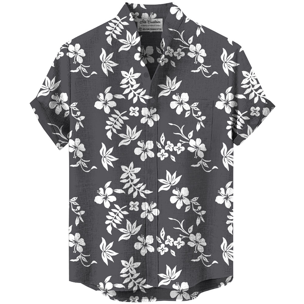 Ste™ Custom Logo Premium Stand Collar Shirt 5