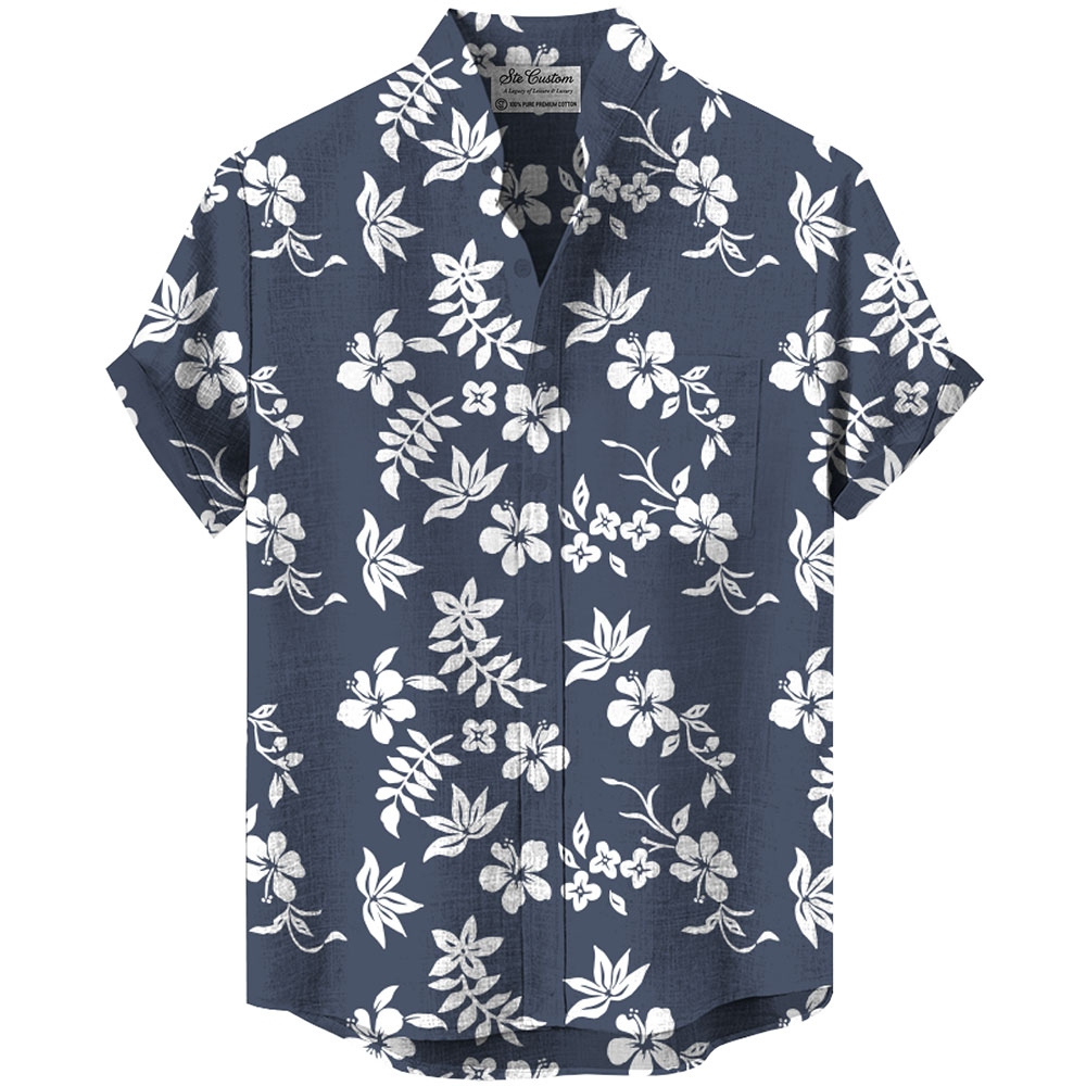 Ste™ Custom Logo Premium Stand Collar Shirt 6