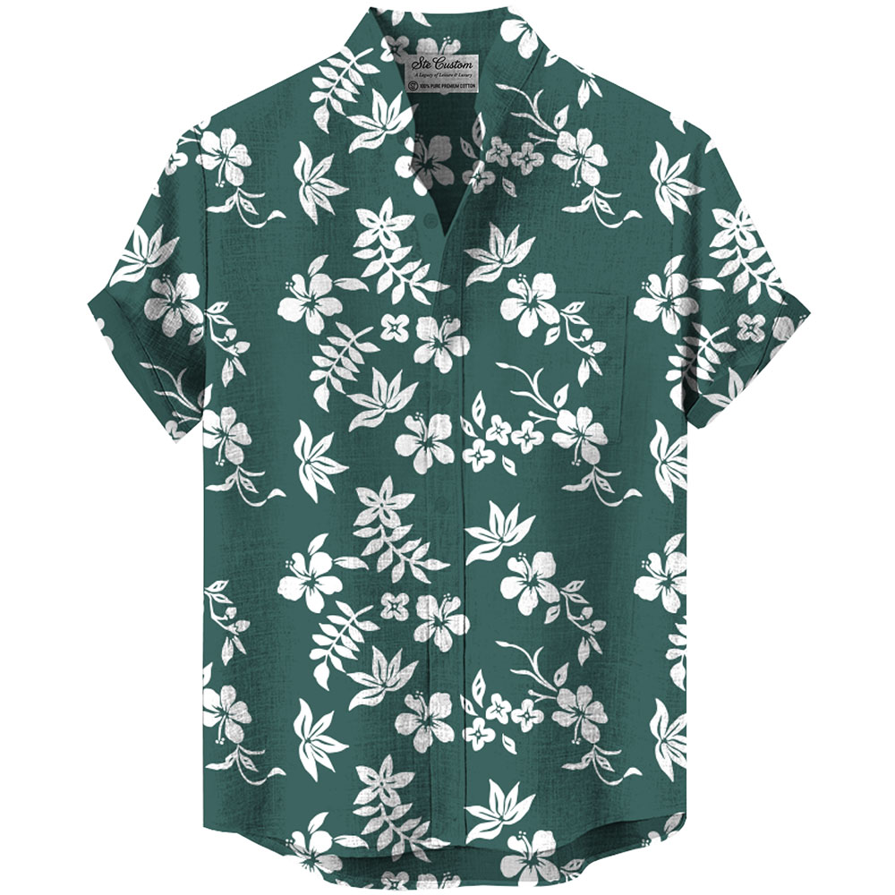 Ste™ Custom Logo Premium Stand Collar Shirt 7