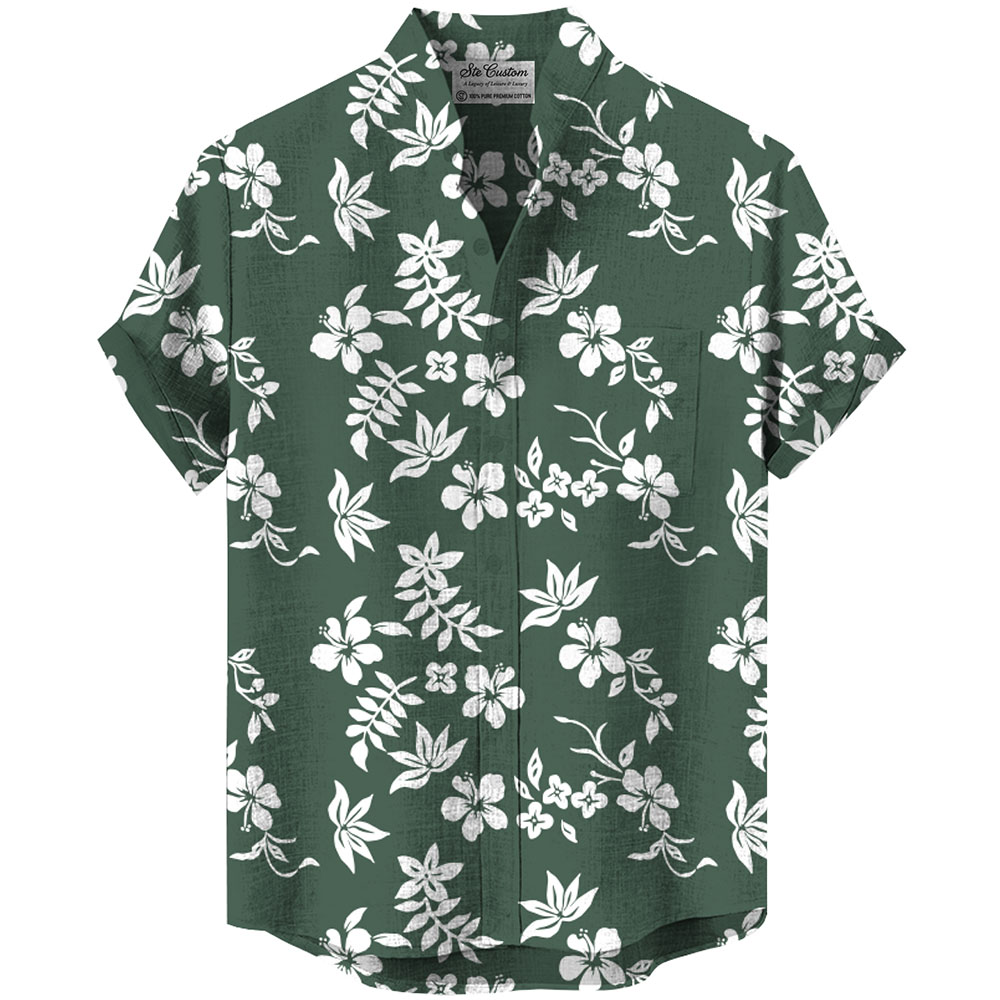 Ste™ Custom Logo Premium Stand Collar Shirt 8