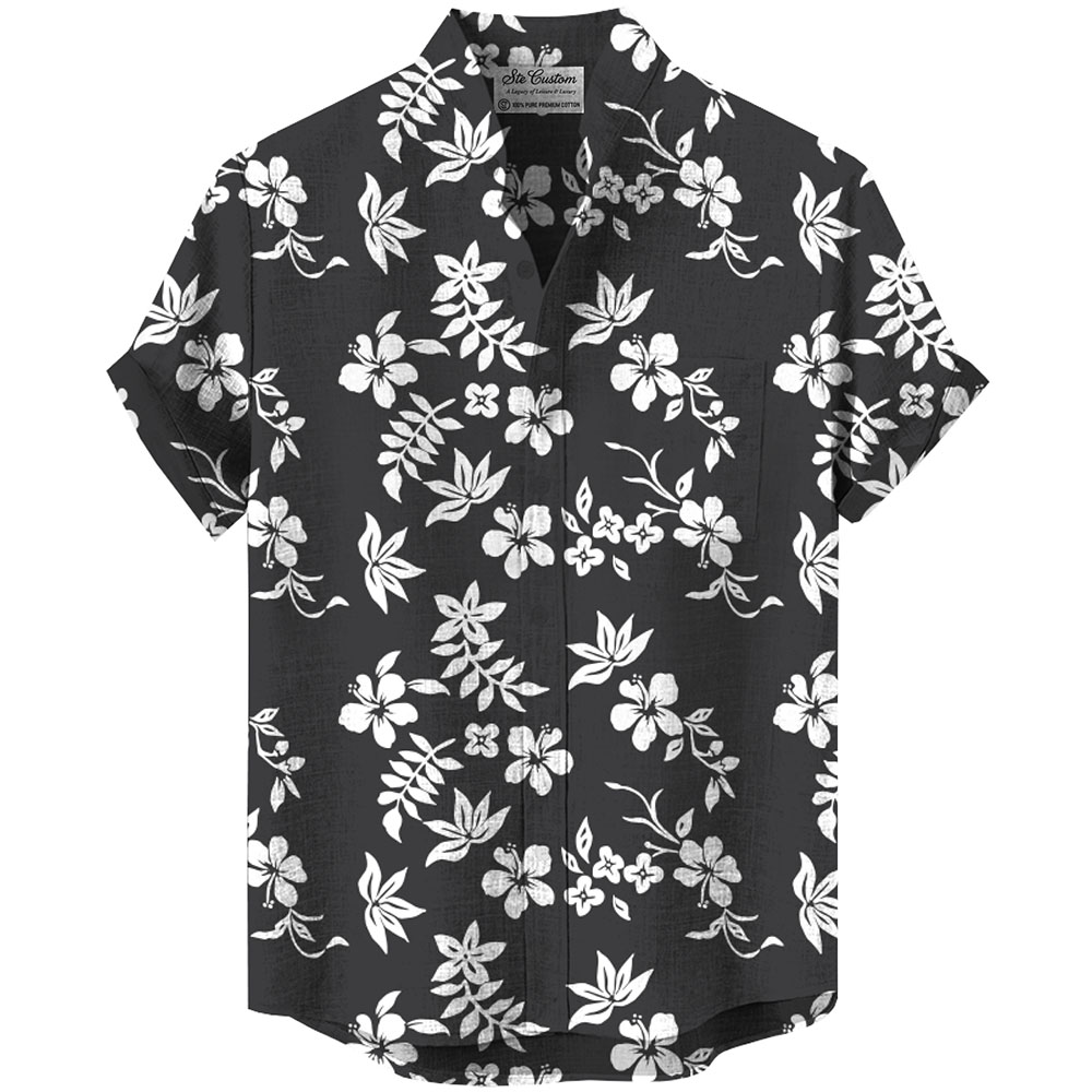 Ste™ Custom Logo Premium Stand Collar Shirt 9