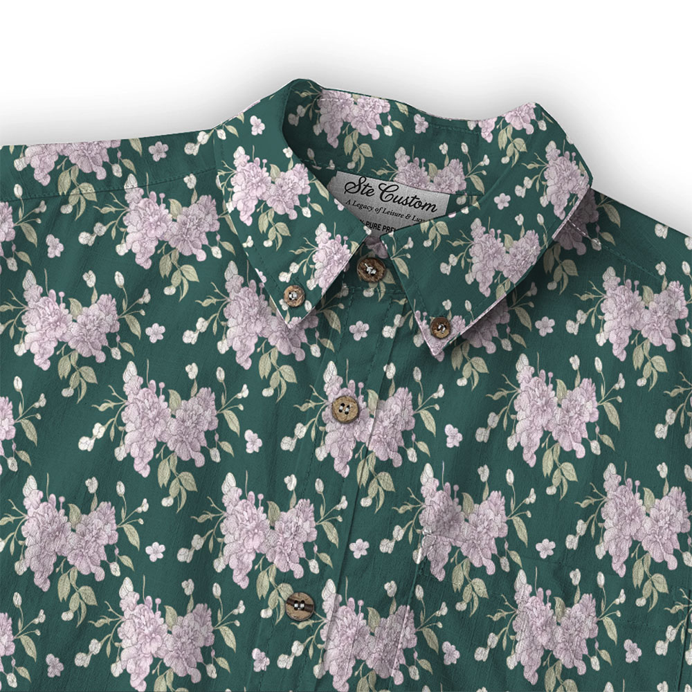 Ste™ Signature Floral Premium Bottom Down LS Shirt 12