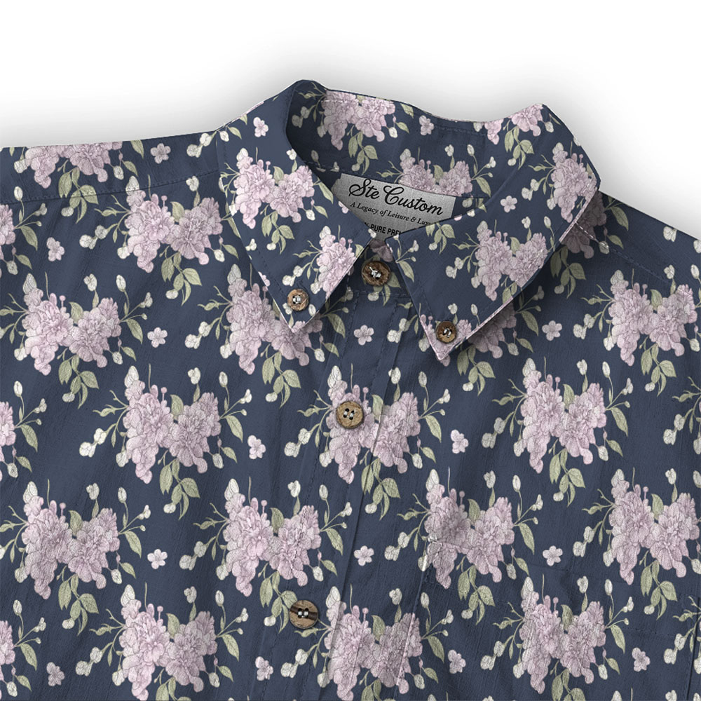 Ste™ Signature Floral Premium Bottom Down LS Shirt 13
