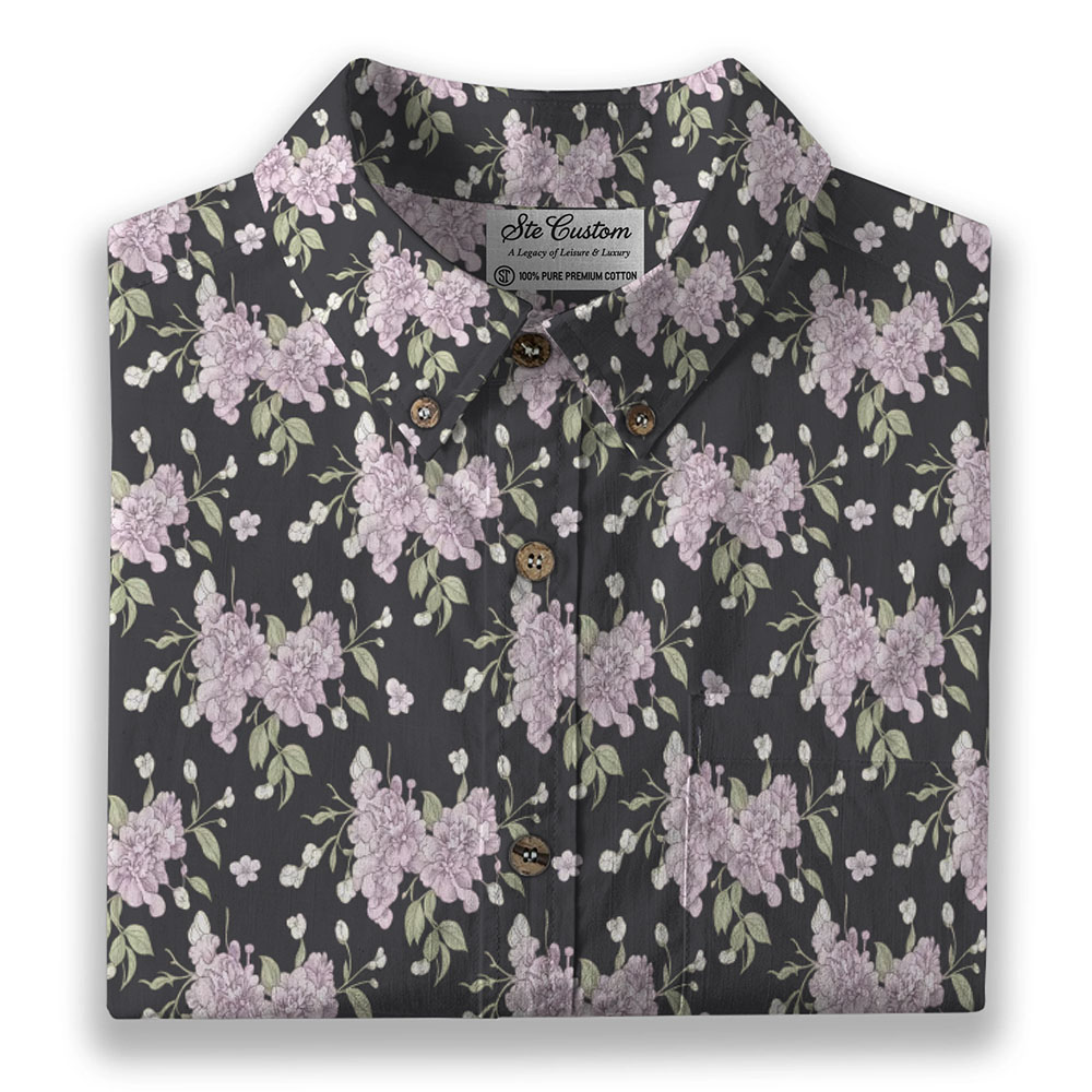Ste™ Signature Floral Premium Bottom Down LS Shirt 28
