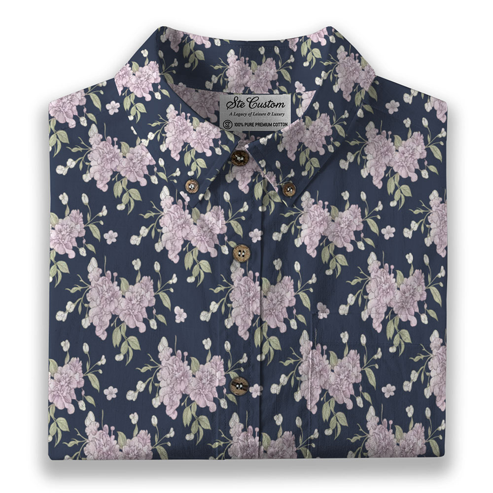 Ste™ Signature Floral Premium Bottom Down LS Shirt 29