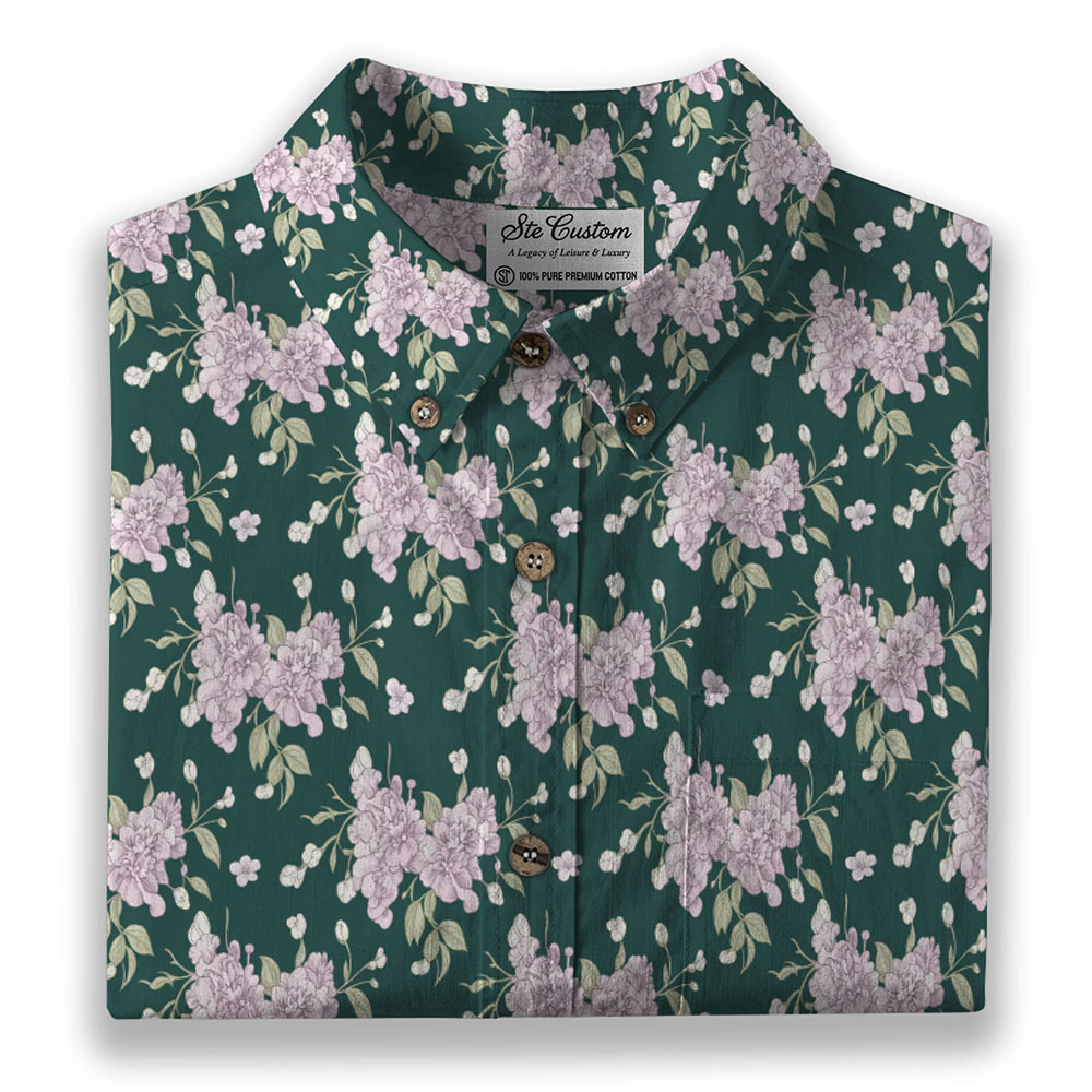 Ste™ Signature Floral Premium Bottom Down LS Shirt 26