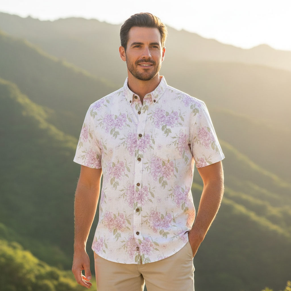 Ste™ Signature Floral Premium Bottom Down Shirt 2