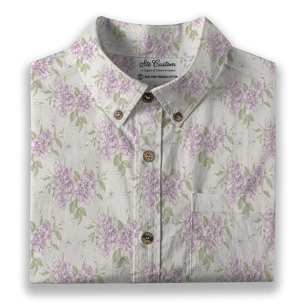 Ste™ Signature Floral Premium Bottom Down LS Shirt 24