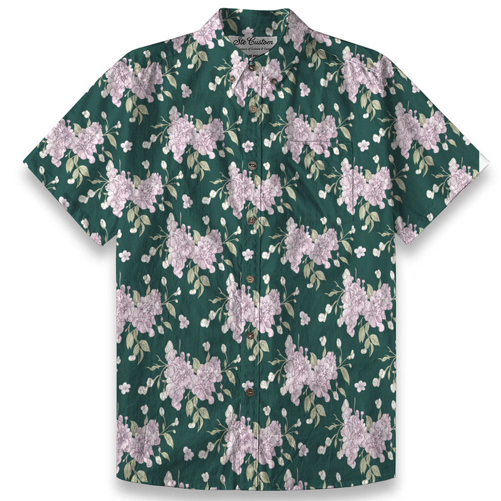 Ste™ Signature Floral Premium Bottom Down Shirt 7