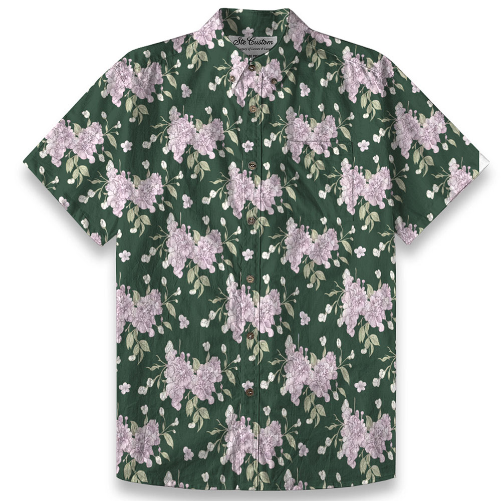 Ste™ Signature Floral Premium Bottom Down Shirt 8