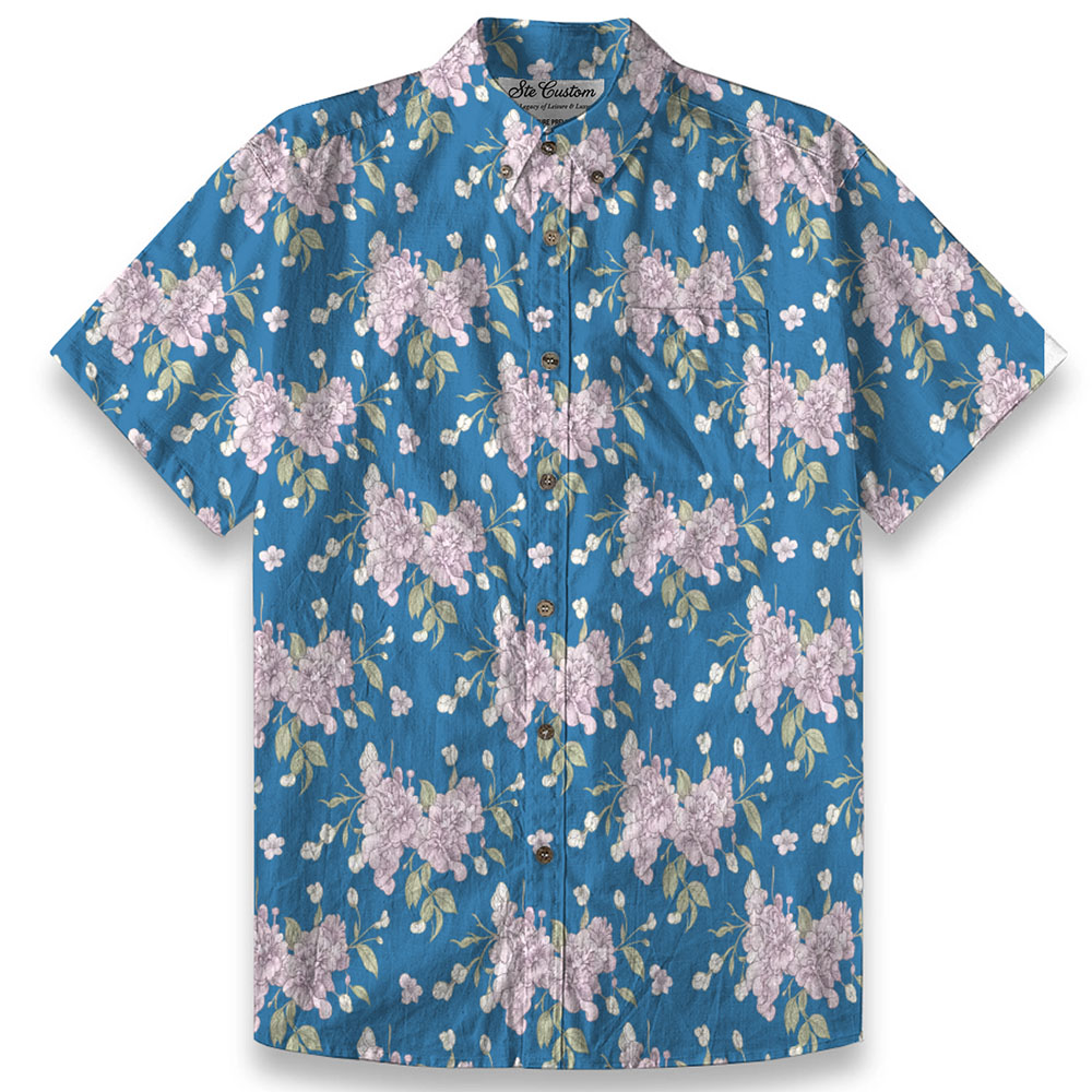 Ste™ Signature Floral Premium Bottom Down Shirt 3