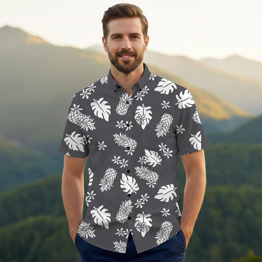 Ste™ Signature Pineapple Premium Hawaiian Shirt 4