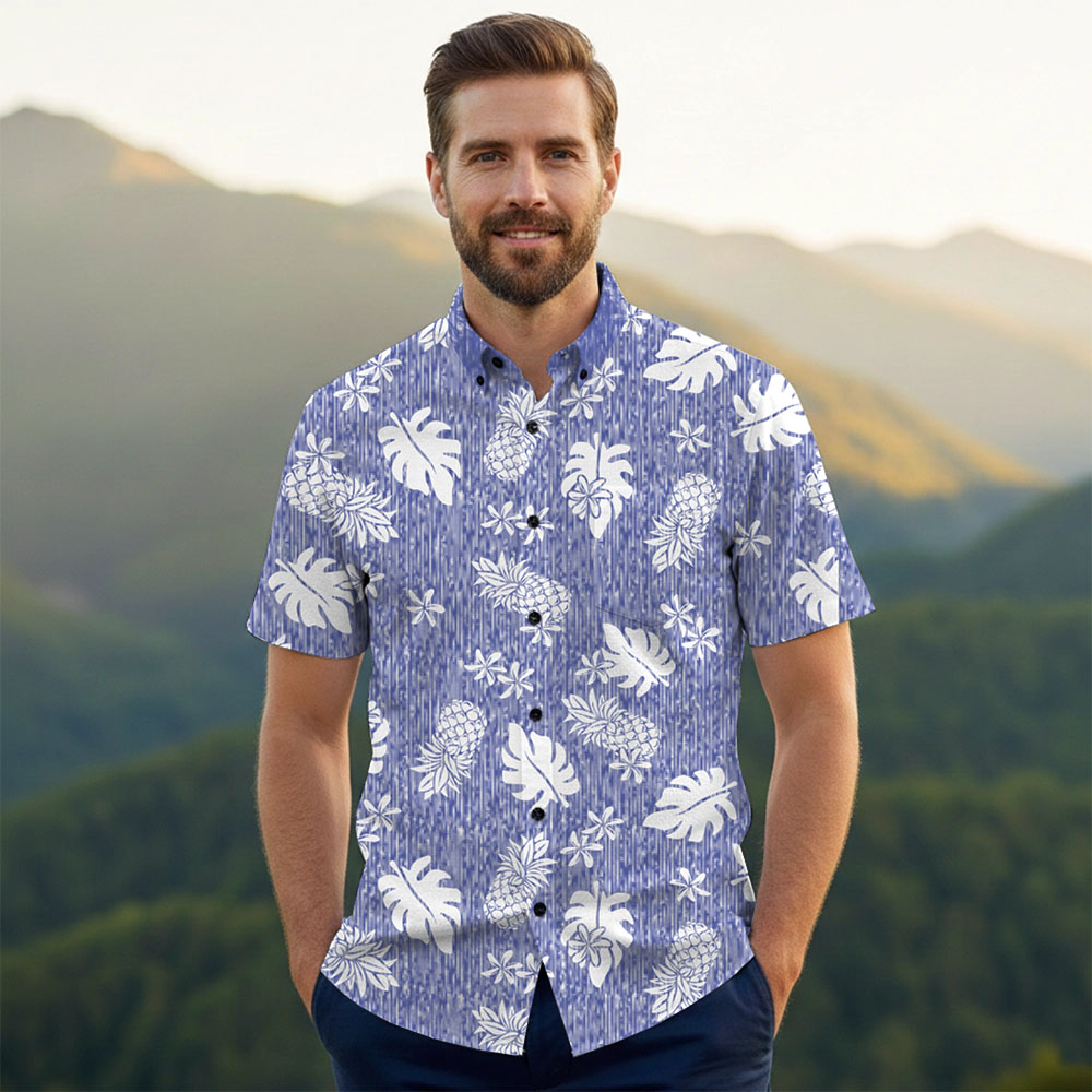 Ste™ Signature Pineapple Premium Hawaiian Shirt 9
